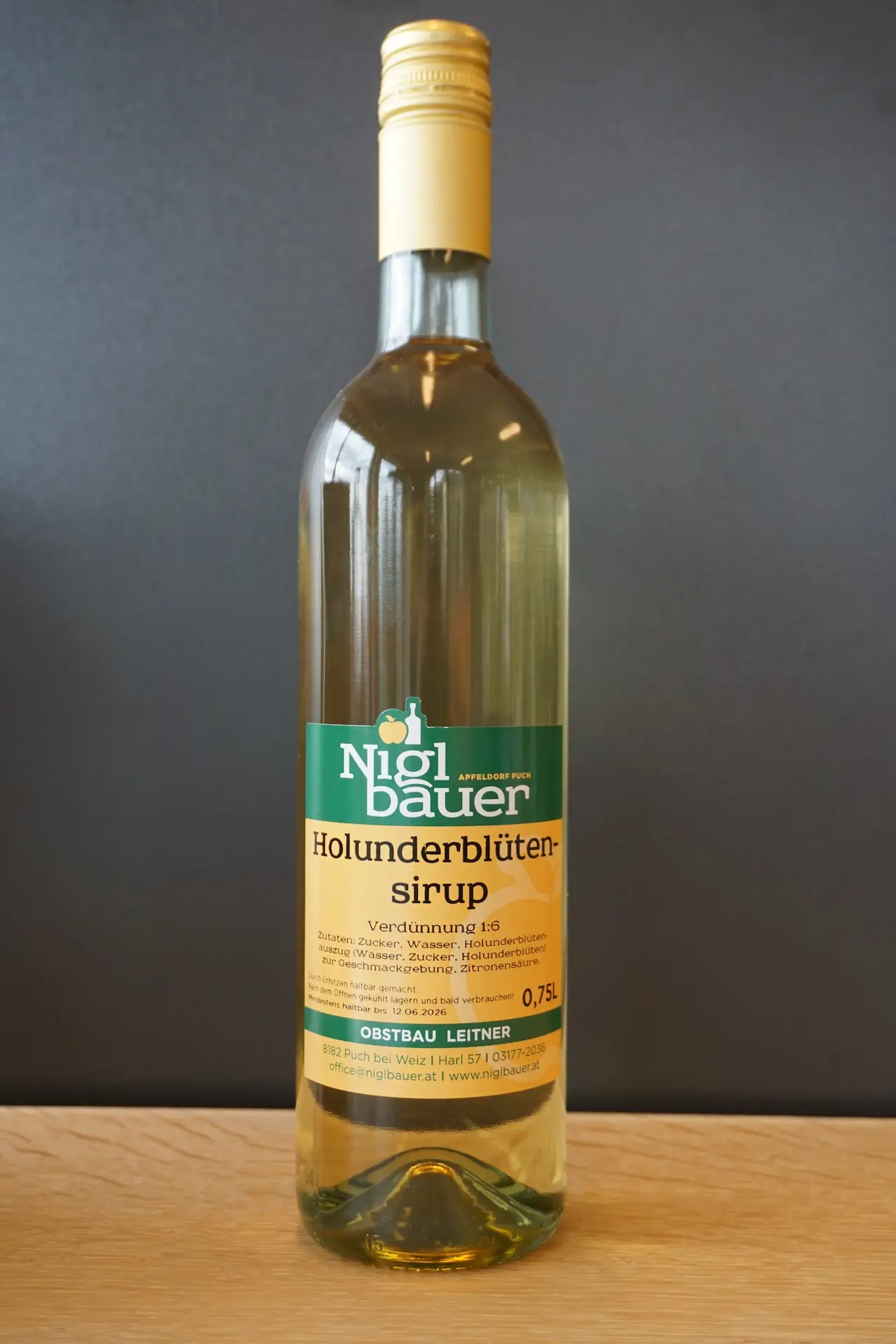Holunderbluetensirup-075l